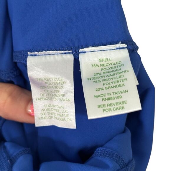 Lilly Pulitzer Royal Blue Luxletic Weekender High Rise UPF 50+ Crop Legging - Picture 11 of 11